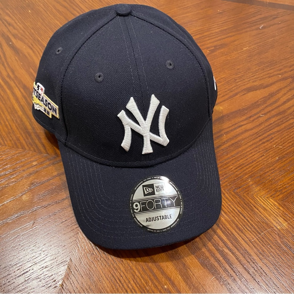 New York Yankees 2022 Postseason Side Patch New Era 9Forty Adjustable Hat